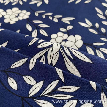 Spun Woven Rayon Challis Fabric Floral Viscose Material